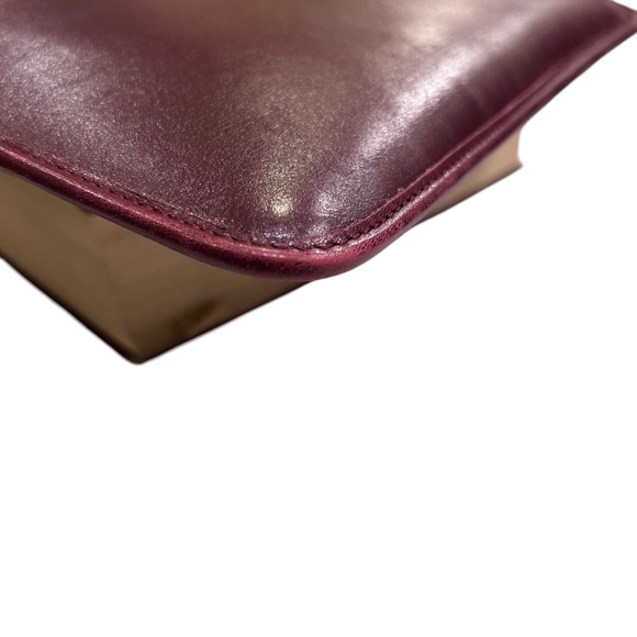 Vintage Christian Dior Clutch- Leather Burgundy - Picture 7 of 7